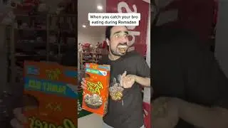 When you catch your bro eating during Ramadan 😂