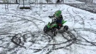 Funbikes Electric Quad (800w 36v) in the Snow #HKC217
