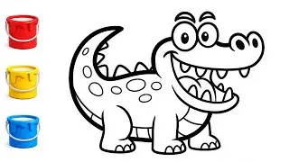 Crocodile Drawing for Kids