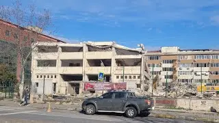 Ümraniye Eski Vergi Dairesi Binası Yıkım Çalışmaları 