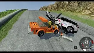 Carro de Lego no Downhill Madness (Com Trânsito) / BeamNG.drive / CiscoTalon