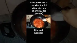 aloo bukharay ka sharbat / plum juice Recipe / Kitchen with Mahrukh Rajpoot