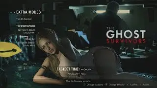 [4K 60FPS] RE2 Remake Runaway Ghost Survivor (Katherine Warren)