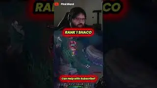 When Rank 1 Shaco use 1 % Brain ❗❗ 💀 #leagueoflegends