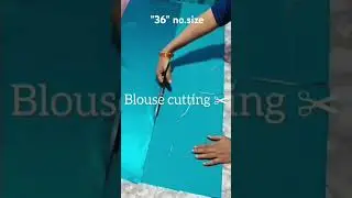 how to cut and stitch 36 no. blouse cutting ✂️ and stitching 🪡🧵 video #sewing #fashion
