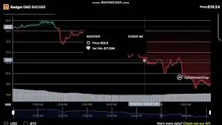 Badger DAO  BADGER  - Badger DAO to USD Chart