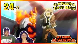 NUEVO TOP 10 DE HEROES. ENDEAVOR vs HIGH END 🔥🔥🔥 / BOKU NO HERO EP 24 TEMP 4