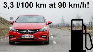 Opel Astra 1.6 DTH - fuel consumption: city, 90, 120, 140 km/h :: [1001cars]