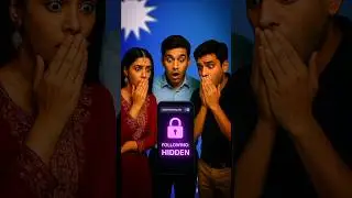 How to Hide Instagram Following List in 2025 | Easy Privacy Trick #hide #following #shorts