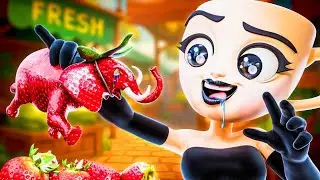 STRAWBERRY ELEPHANT TRISTE HISTÓRIA DE ORIGEM! Brainrot Italiano Animação