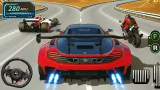 Sport Car vs Moto Bike Racing - TurboX High Speed Battle - Android GamePlay 