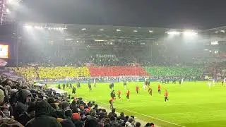 FC St. Pauli Kurdistan Choreo gg. RB Leipzig