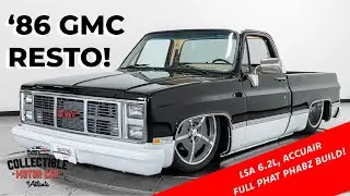 LAYING FRAME 1986 GMC C1500 Restomod Review - Collectible Motorcar of Atlanta