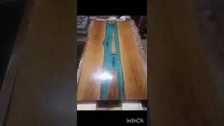 дерево с эпоксидной смолой. СтолешницаThe most expensive Table. лак дерево #wood #Epoxy#woodworking