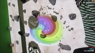 ValoClimb Augmented Climbing Wall with Shadowlings Game - Supplied by Axtion Tech