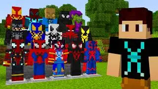 A MELHOR ADDON DE HOMEM ARANHA NO MINECRAFT