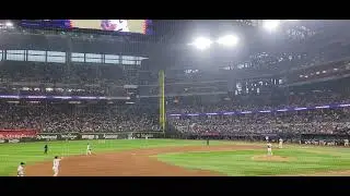 Texas Rangers Jose Leclerc light show closer entrance 2023 opening Day 3/30/23