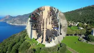 Club  de moto Motardes & Motards di Corsica -la Corse vue du ciel - 4k - Full HD - Corse