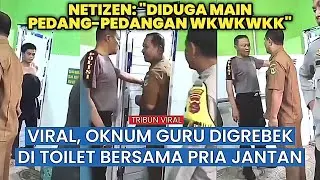 Polisi dan Warga Grebek Oknum Guru Berduaan dengan Pemuda Dalam Toilet Masjid