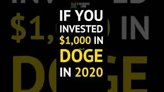 IF YOU INVESTED $1,000 IN DOGECOIN IN 2020... #shorts #investing