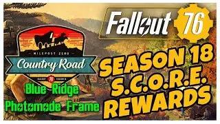 Fallout 76 | SEASON 18 - Milepost Zero: Country Road | Blue Ridge Photomode Frame | Reward |