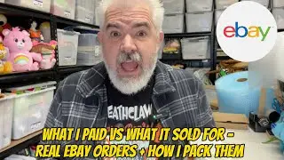 What I Paid vs What It Sold For &ndash; Real eBay Orders + How I Pack Them