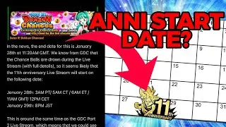 WE HAVE THE LIKELY START DATE OF THE 11TH ANNIVERSARY! WHEN COULD WE SEE THE BANNERS? Dokkan Battle