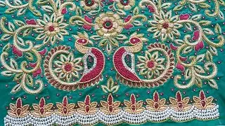 4 design zariwork work blouse 