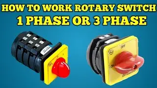 3 phase rotary switch working function/salzer switch connection tamil/how to work 3phaserotaryswitch