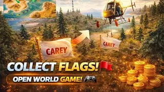Collecting Flags Using a Helicopter 😱🚁 | OTR Offroading | Open World Games