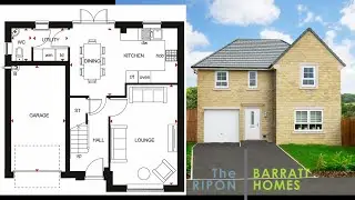 Barratt Homes 4房獨立大屋 內置車房 少有RIPON示範單位 《移英利物浦》大廚房客飯廳 大花園 英鎊低水 入市良機