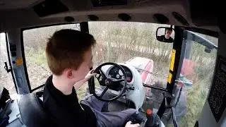 [GoPro] Ploughing for spring barley - Massey Ferguson 6480 - Danish Agriculture 2017