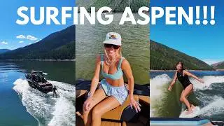 Weekend in my life in Aspen, Colorado // lake weekend, camping, surfing :)