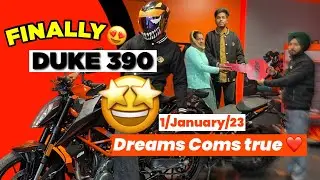 Taking Delivery of KTM Duke 390 BS6 🤩| New Colour New Features | jooy