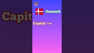Flag, Country, Capital, Currency of  Denmark ||  Static GK || General Knowledge