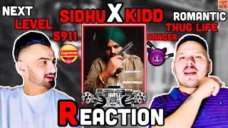 Reaction on Sidhu Moose Wala | Aroma | Official Video | ReactHub Sidhu Moosewala The Kidd