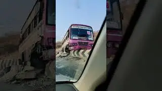Bus Accident @ Kuniyamuthur, Coimbatore #coimbatore #kuniyamuthur #tnstc #bus #accident