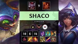 Shaco Jungle vs Taliyah - KR Grandmaster Patch 25.19