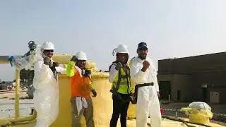Cavity Fill, SPF & Polyurea on Digester