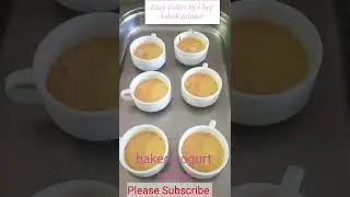 Baked Yogurt Recipe #shorts #shorts #bakedyogurt #youtubeshorts #yogurt #baked #dessert
