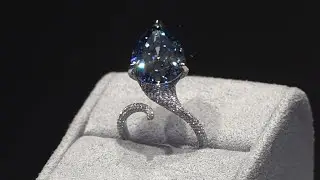 Rare Mellon Blue diamond could make $30 million at sale +REPLAY+