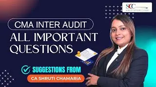 Important Question CMA Inter Audit | Sure Shot 45+ | By CA Shruti Chamaria  #importantquestions