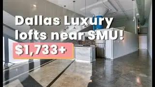 LOFTS AT MOCKINGBIRD STATION! Luxury Lofts near SMU Campus! Pool, Gym, Retail & Restaurants!