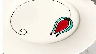 Tatlı tabağını sunuma hazırlama
