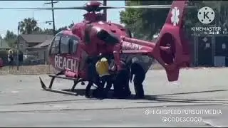 Confire AIR1 transporting a critical victim in Oakley CA