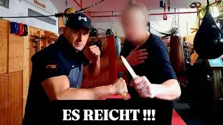 Krav Maga Schüler musste es auf die harte Weise lernen 