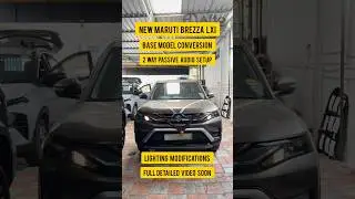 NEW MARUTI BREZZA LXI - Base Model Conversion #afto #coimbatore #maruti #brezzalxi #brezzamodified