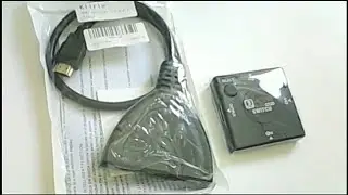 Kiirie HDMI切替器/セレクター&nbsp;3x1 HDMI交換器 3入力 to 1出力 / ミタス(Mitas)  PC DVD切り替え 3ポート HDMI ケーブル セレクター 切替器/動画※音ナシ