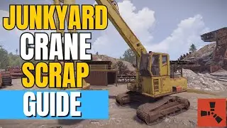 Rust - How to Use the Crane at Junkyard to Make Scrap | Waste Not, Want Not Achievement Guide