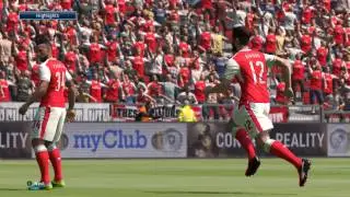 Arsenal vs Man Red! Pro Evolution Soccer 2017 (PES 2017)